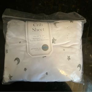 American Baby Company 28’’ x 52” fitted crib sheet